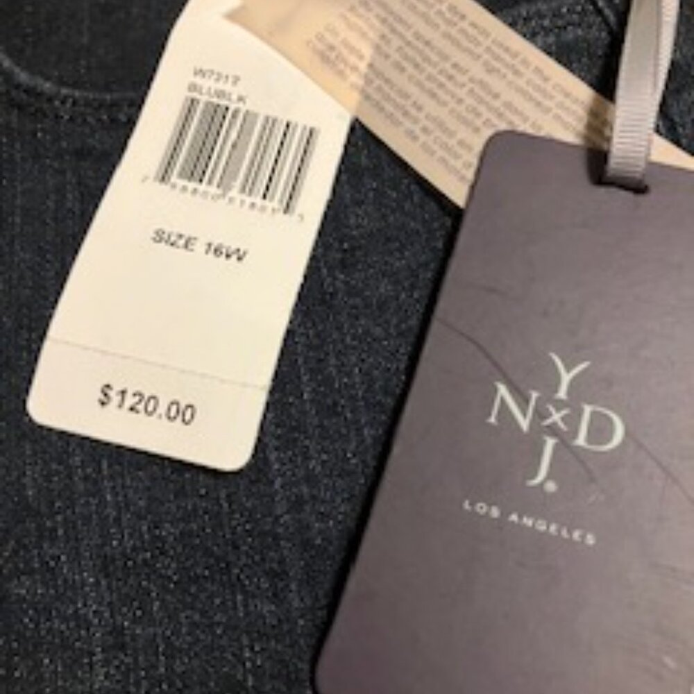 SIZE 16W  NYDJ Los Angeles Jeans NWT  Lift Tuck Stretch Slimming fit